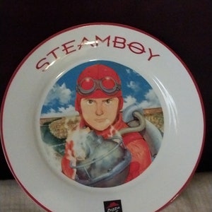 2004 Steamboy x Pizza Hut 10" Plate; Vintage New
