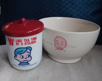 TWO: Mister Donut 50th and 40th Anniversary Plates; New Vintage - Etsy