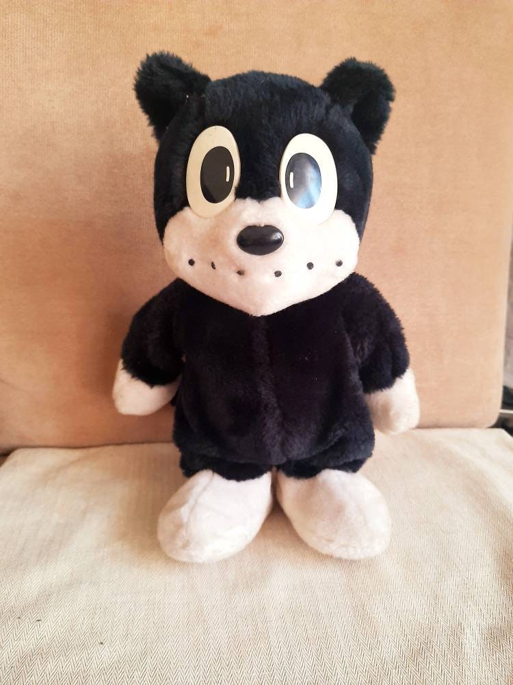 1987年製 のらくろくん 電子タカラぬいぐるみ（80年代の漫画テレビ