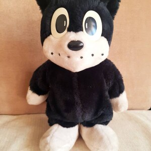 1987 Norakuro-kun Electronic Takara Plush from 80s Manga TV Series. Made in Japan. Super Rare Find; Kawaii Japan Exclusive Not Tested.
