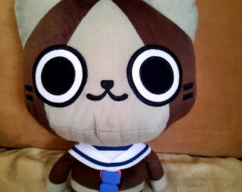 Banpresto 17" Meraroo Monster Hunter Kawaii Medium Plush Big Head Exclusive to Japan.
