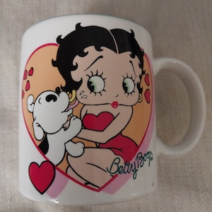 RARE 1988 Authentic Betty Boop X Burger King Mug; Never Used, like New
