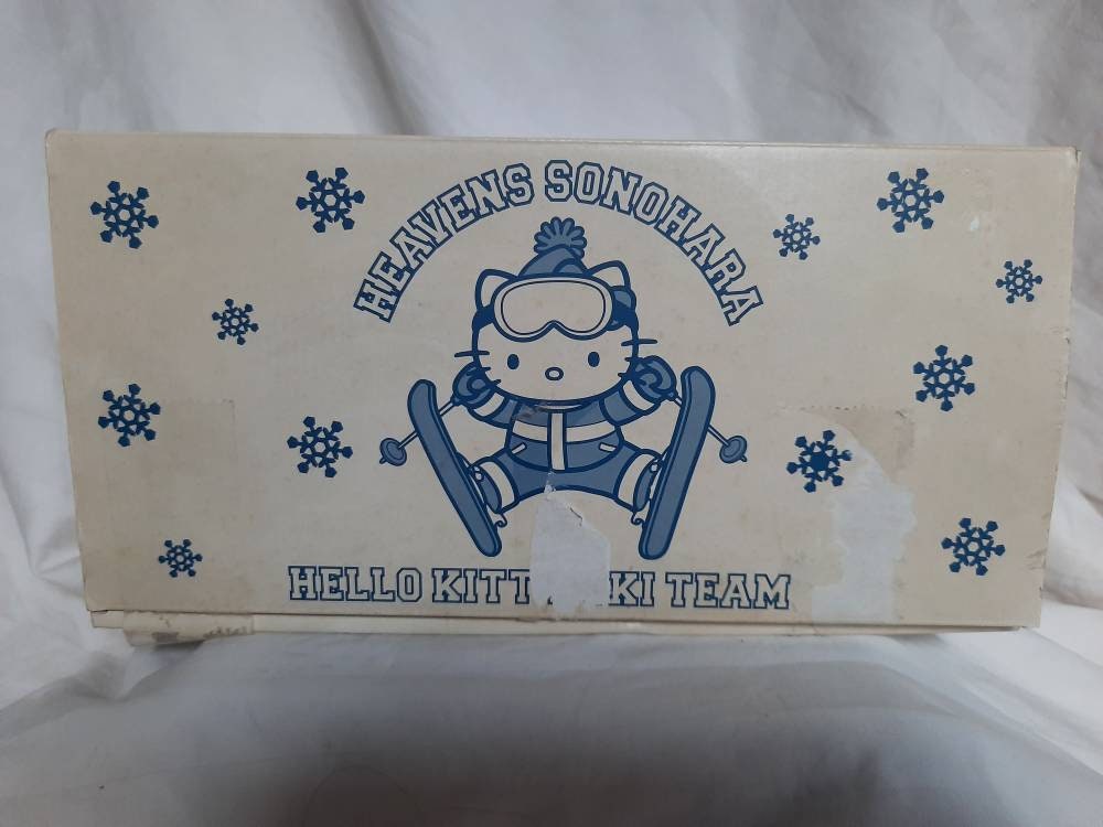 Hello Kitty Ski Team Tokyo Japan- SET Two Cups, Two Saucers and