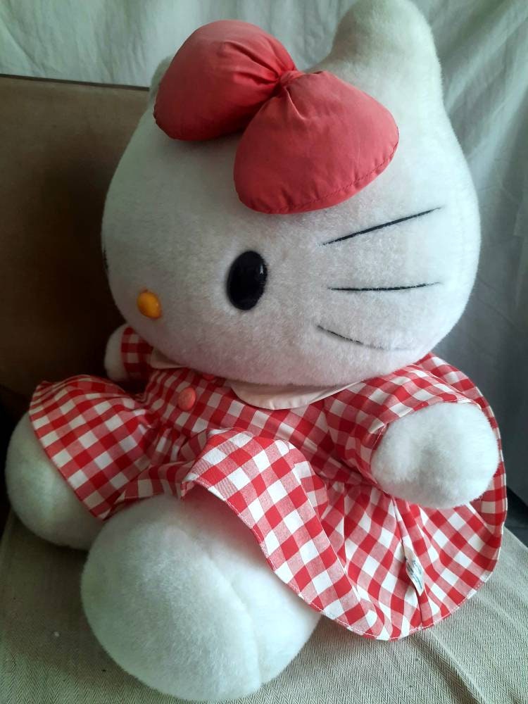 レア サンリオ キティ 1997年 ぬいぐるみ ハローキティ ぬいぐるみ ☆ レア！1997年製 1997年 サンリオ ハロー