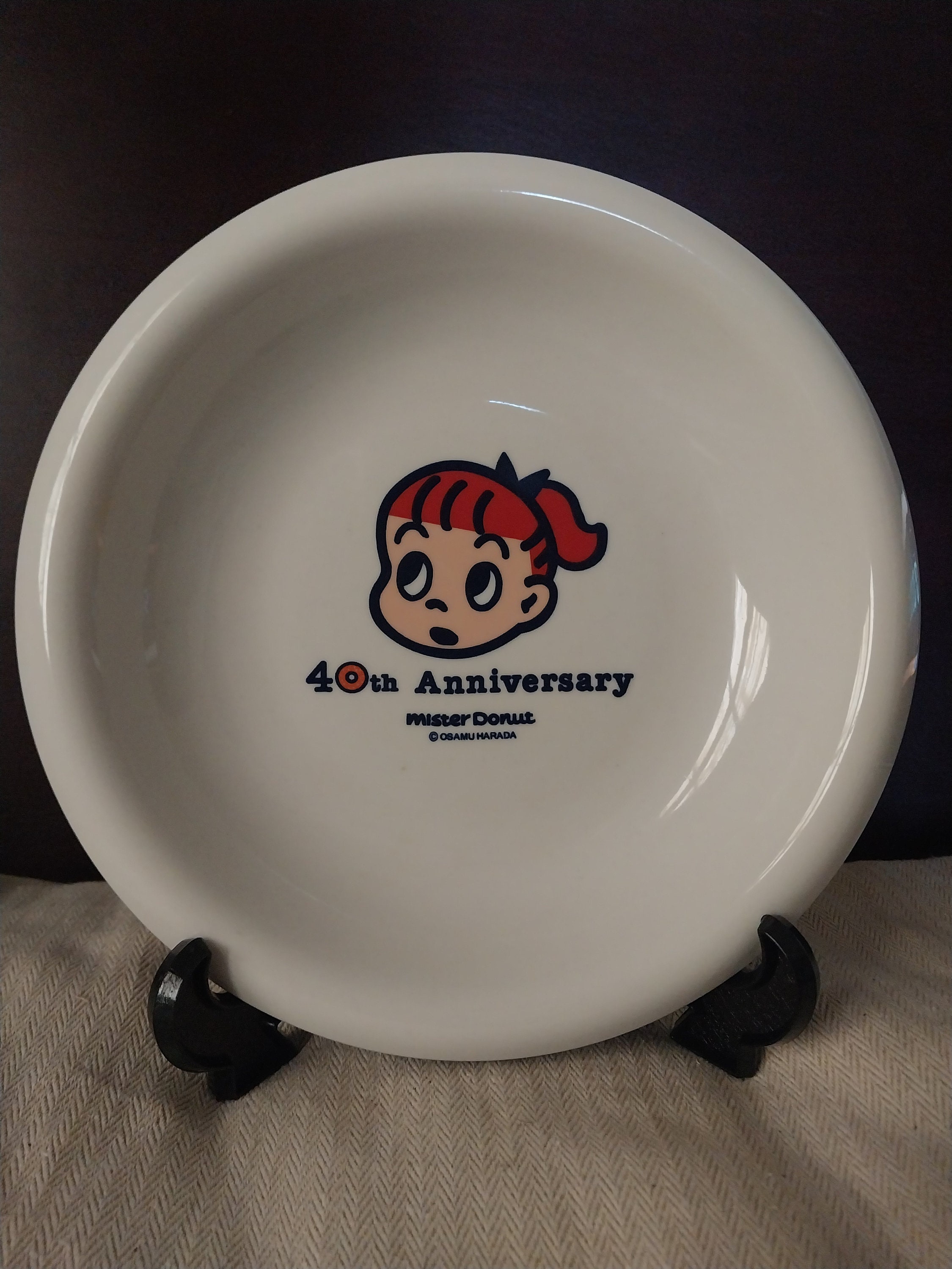 mister Donut　食器セット TWO: Mister Donut 50th and 40th Anniversary Plates; New Vintage - Etsy