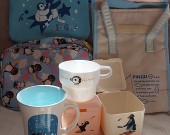 ピングー セット: ミスタードーナツ ピングー ランチバッグ