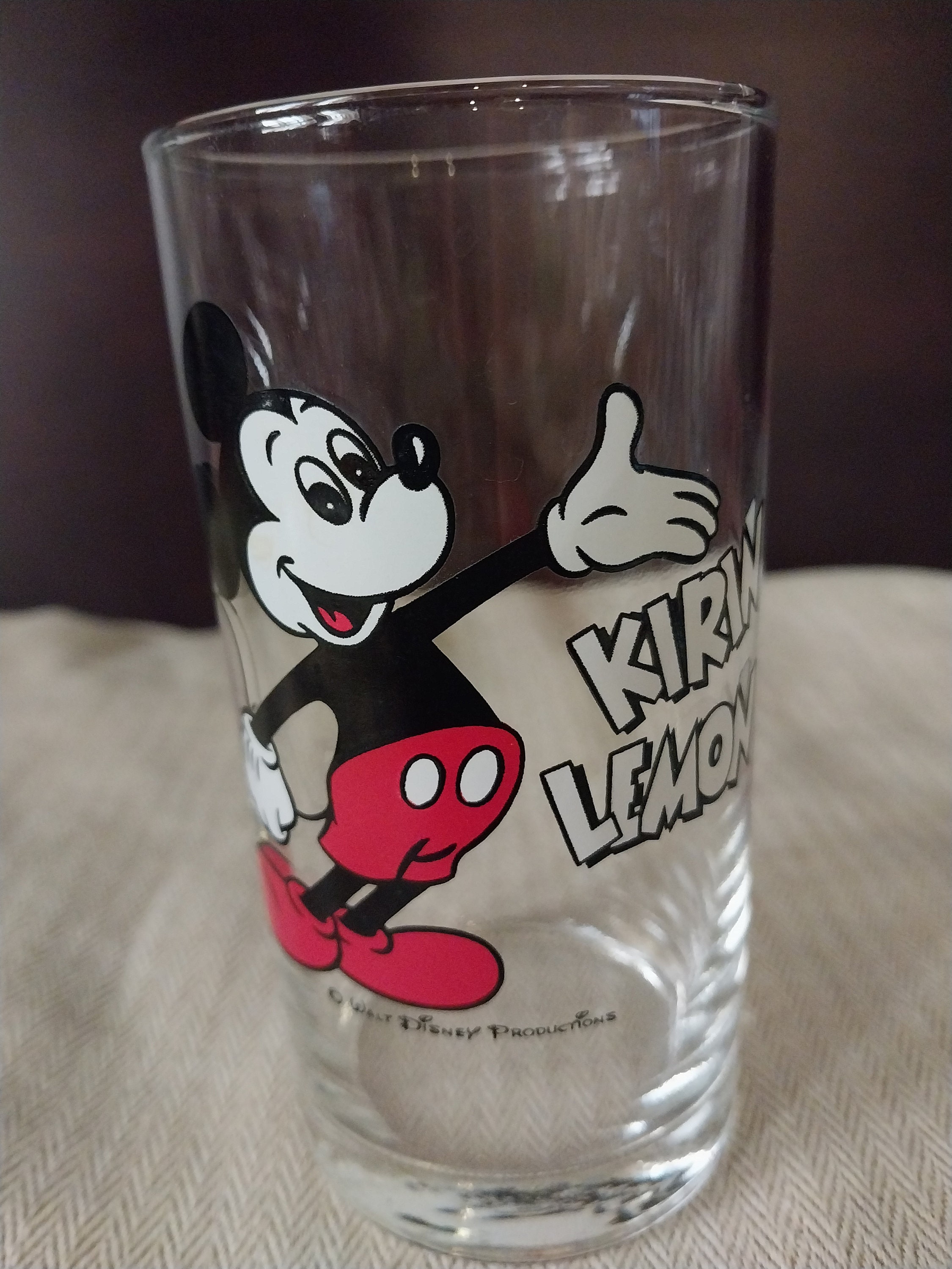 VINTAGE 80s Disney Kirin Lemon Assorted Glasses; New - Etsy
