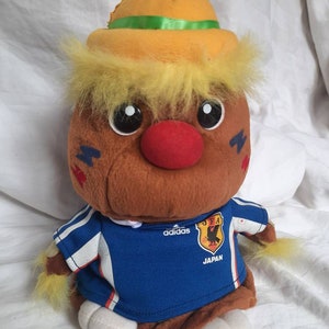 2000 Gonta-Kun Japan National Soccer Jersey Plush. Kawaii Japan Exclusive 11 inch Plush; Great Condition!
