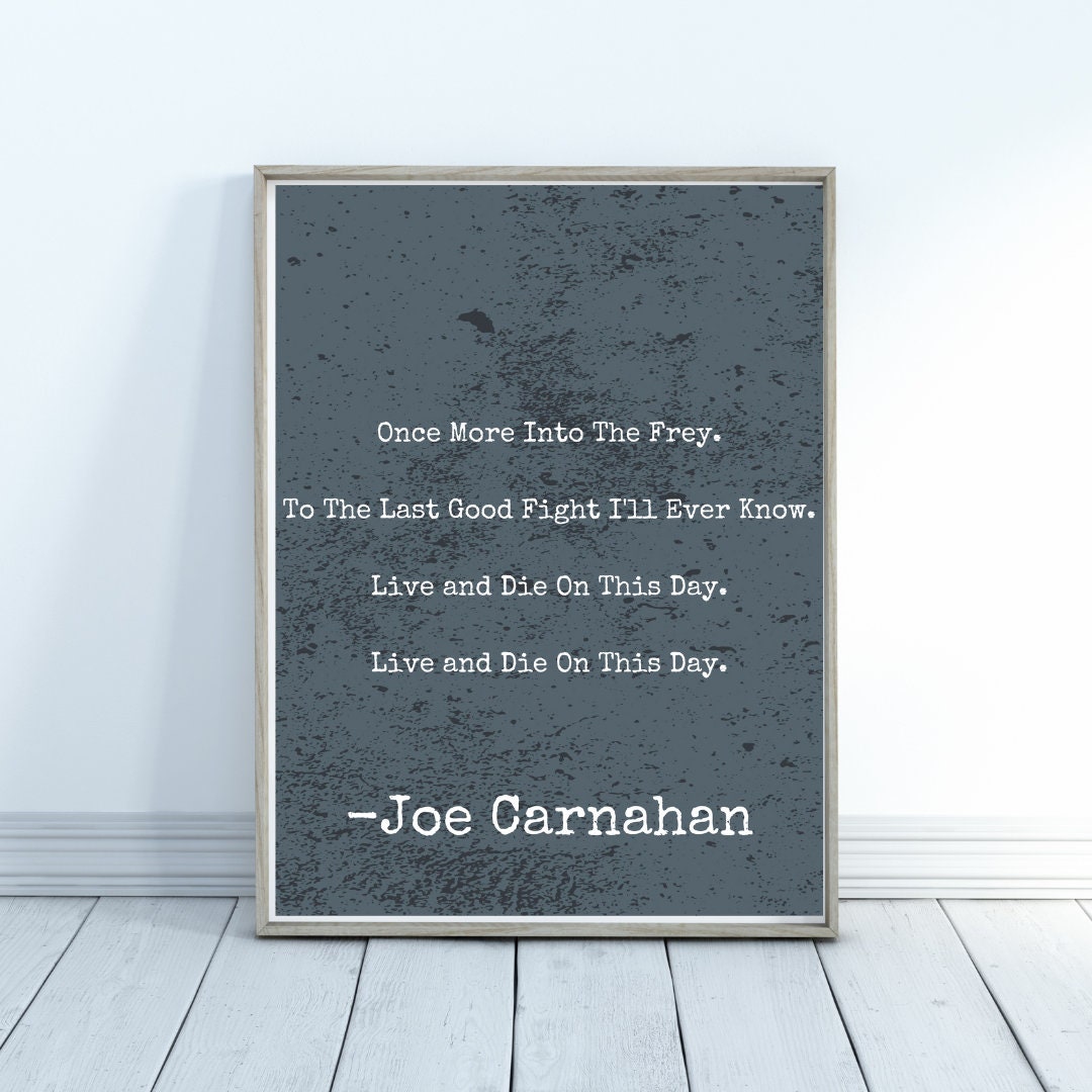Downloadable Life Quote Poem Poster Once More Into The Etsy