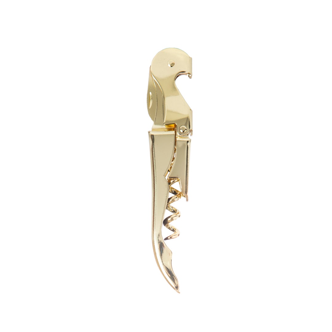 Elegant Gold Wine Bottle Opener Unique Groomsman Gift, Sophisticated