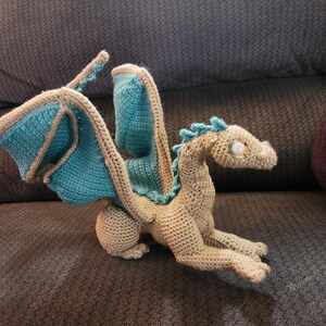 Crochet dragon