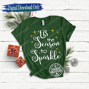 Esta é a estação para brilhar - Somente SVG - Feliz Natal - Esta é a estação - Época de Natal - Época de brilhar - Download digital - Glitter - SVG