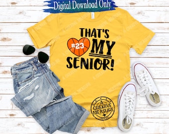 Senior Basketball Mom - Senior Mom - SVG Only - Class of 2025 Basketball - Proud Mom Of Graduate - Digital Download - Basketball Player