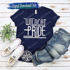 Wildcat Pride svg - Wildcat School Pride - Mascot - Digital Download - SVG Only - Wildcat - School Spirit - Team Spirit - Team Pride - svg