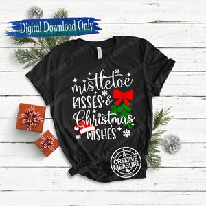 Maretakkussen en kerstwensen - vrolijk kerstfeest - kerstman - feestdagen - alleen SVG - cheer - digitale download - seizoensgroeten