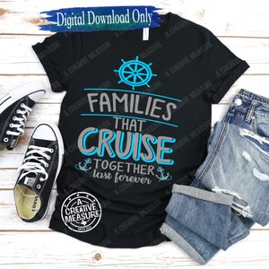 Gezinnen die samen cruisen Last Forever svg - Cruising Family - Cruise - Digital Download - svg - Family Cruise - Cruise Trip - Alleen SVG