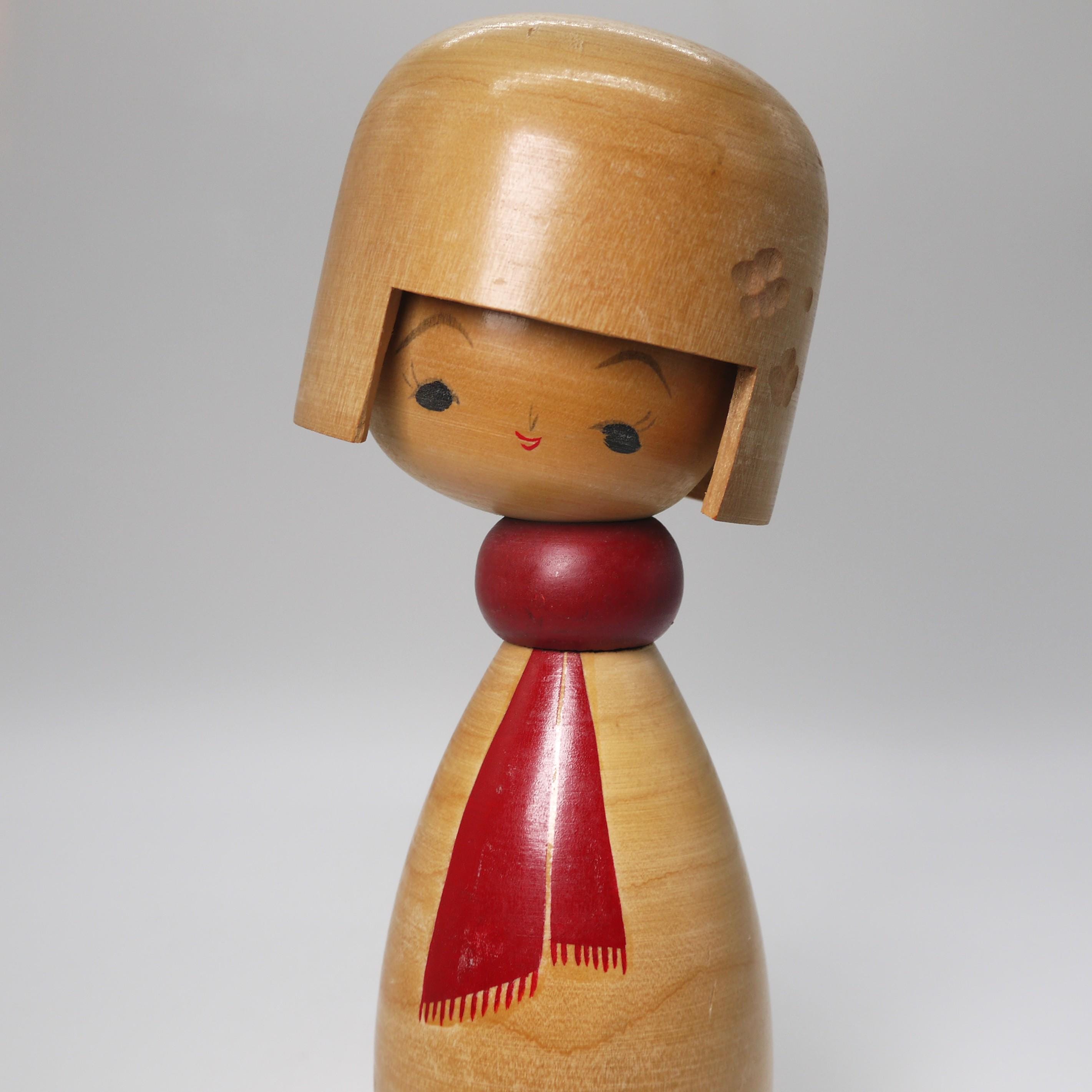 岸貞夫こけし (22 cm/8.7