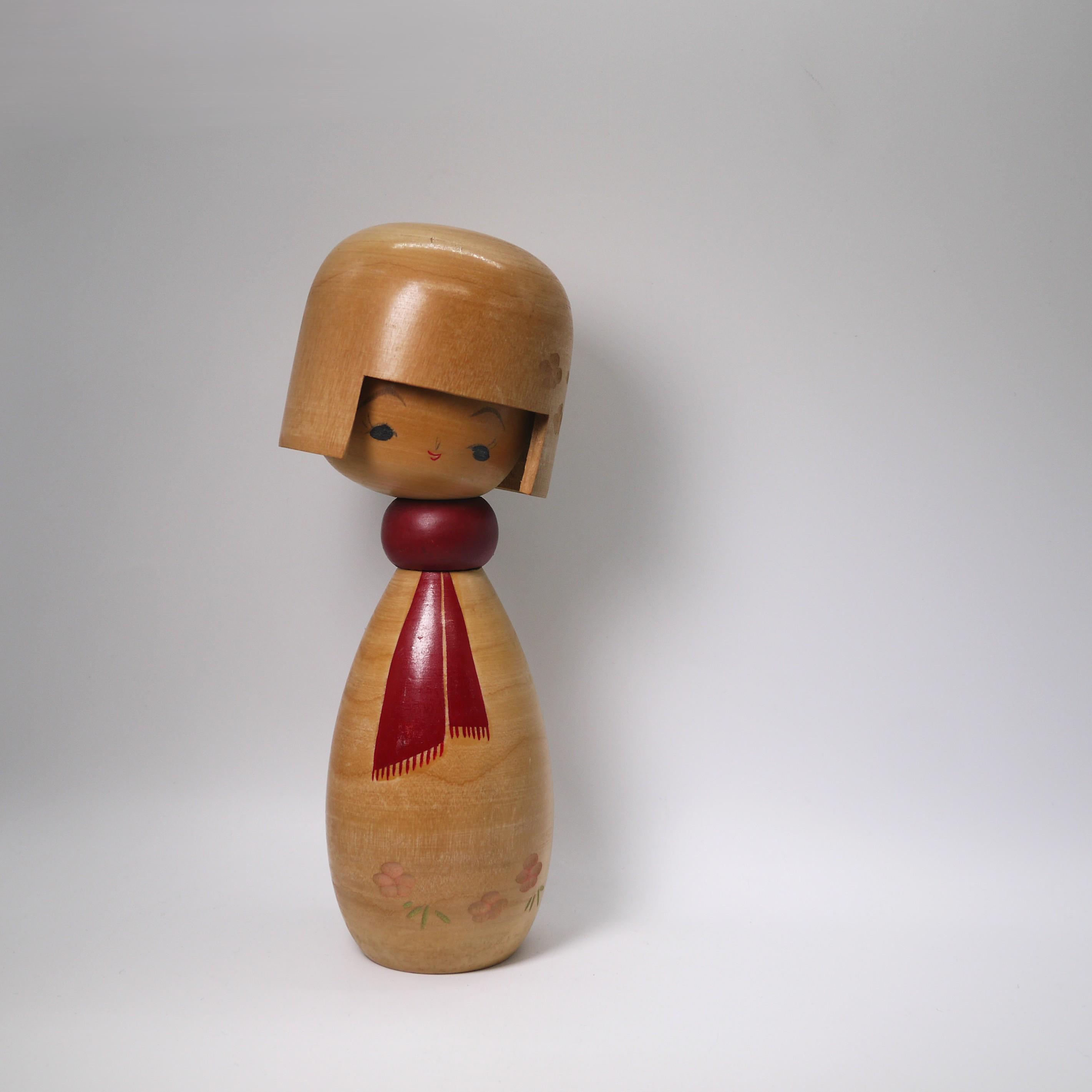 岸貞夫こけし (22 cm/8.7