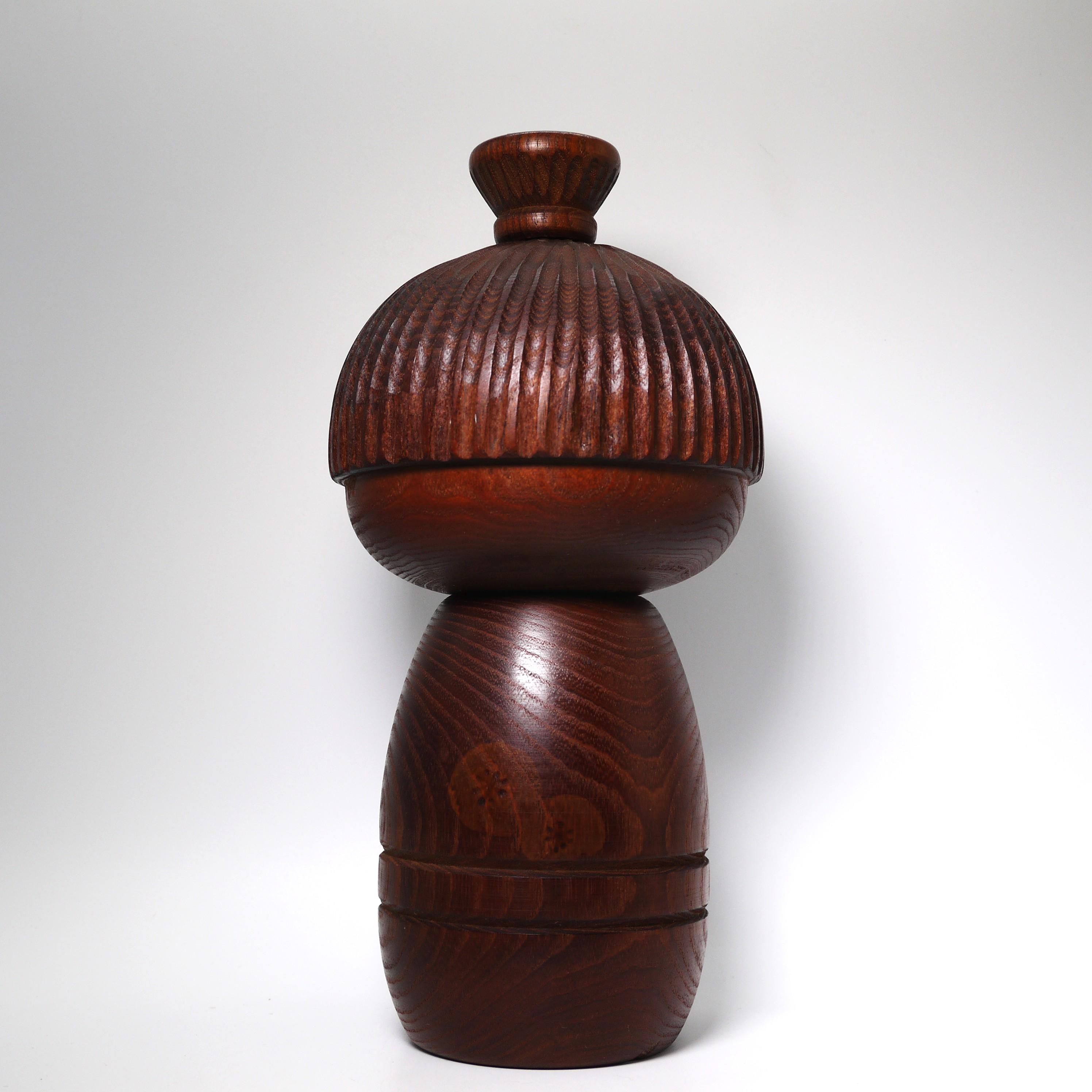山中三平 ヴィンテージこけし (25 cm/9.8インチ)、日本の創作木彫り