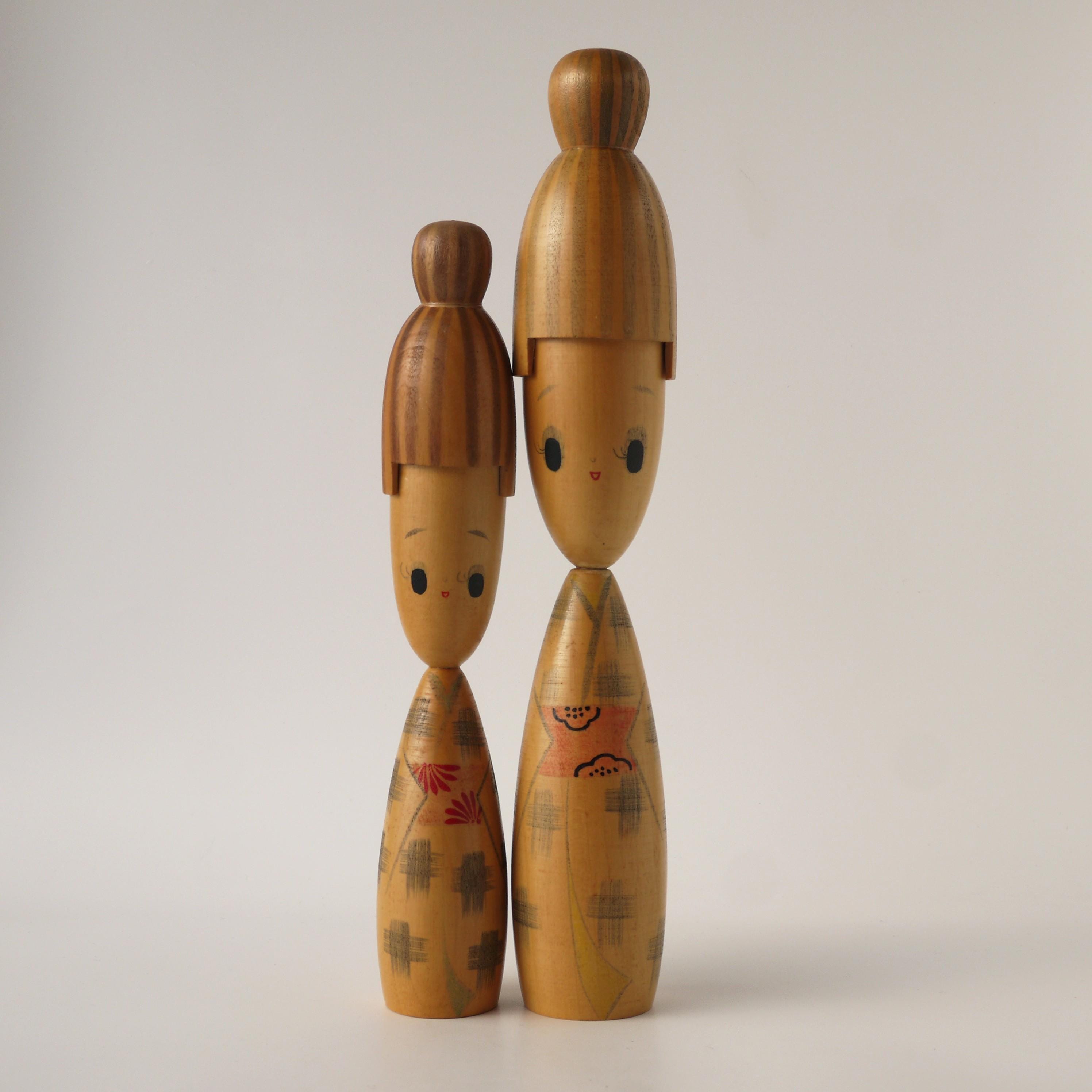 Vintage kokeshi doll - Etsy 日本