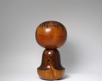 小林伊之助こけし (36 cm/14.2 インチ)、ヴィンテージ日本の