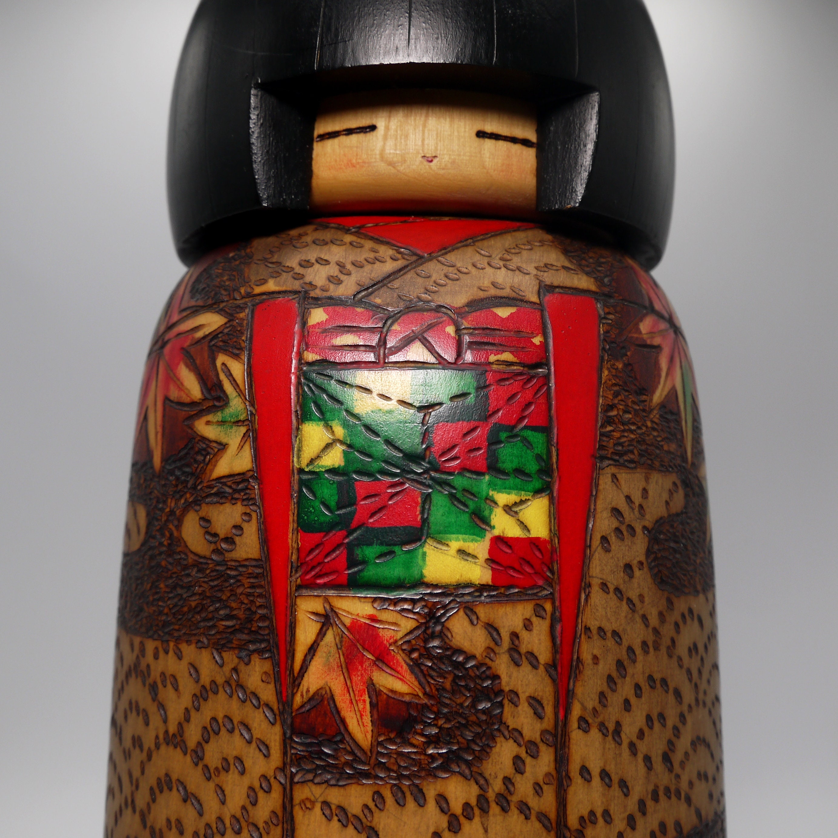 ヴィンテージ小林伊之助こけし (32 センチメートル/12.6 インチ