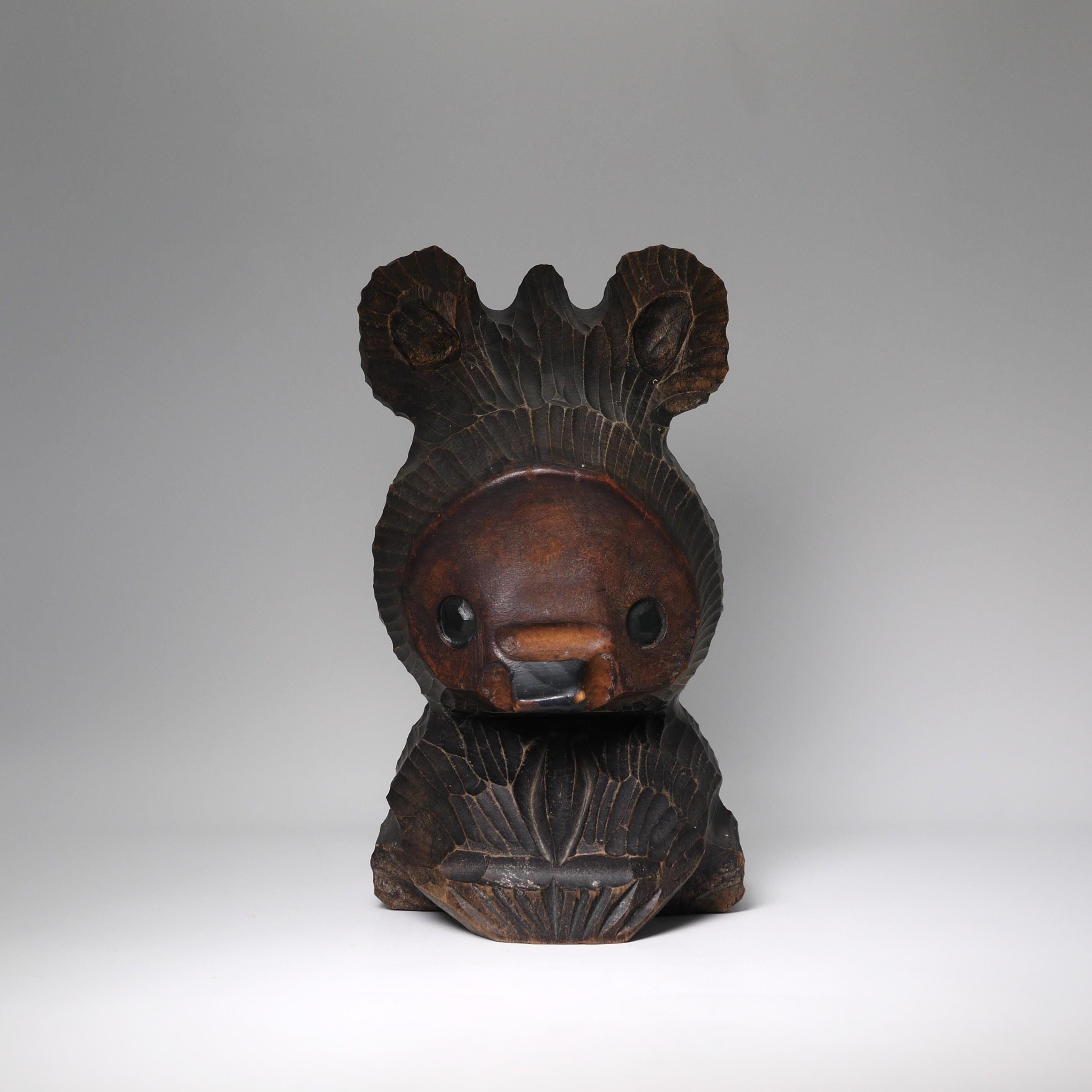 Ainu wood carving - Etsy 日本