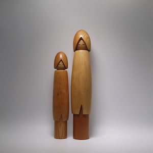 &quot;Paar vintage SHIDO Shozan Kokeshi Puppe &quot;&quot;kreativ&quot;&quot; 27 cm versandkostenfrei.&quot;