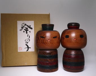 特大　創作こけし　小林伊之助 作　日本人形 木工芸 特大 創作こけし 小林伊之助 作 日本人形 木工芸 - メルカリ