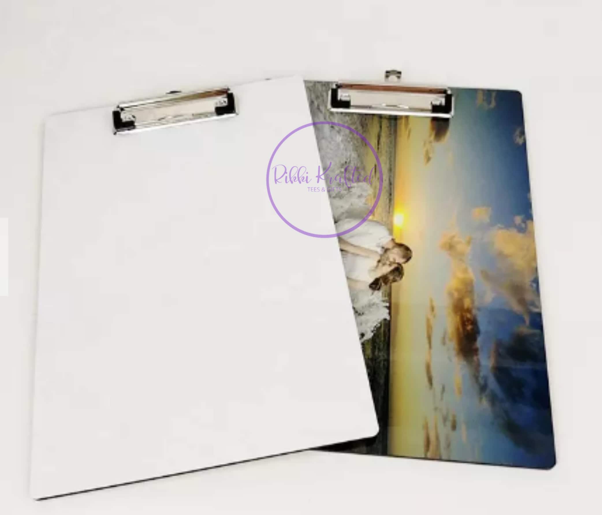 SUBLIMATION 9 X 12-1/2 2-SIDED CLIPBOARD WITH FLAT CLIP