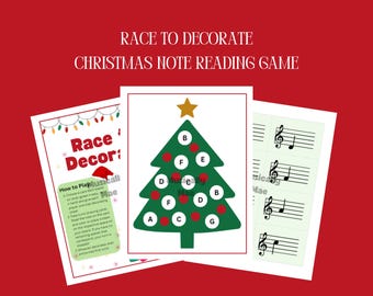 Juego de piano Race To Decor Christmas / Descarga digital / PDF