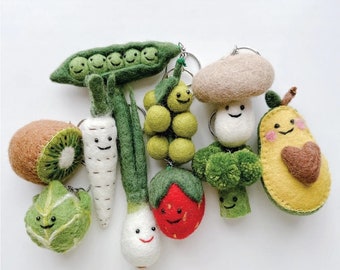 Gemüse Schlüsselanhänger