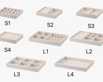 Alipis Organizzatore di Perline Trasparente in Plastica PP 15