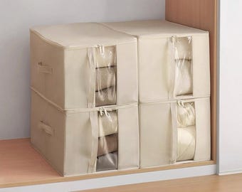 Kleidungsorganizer mit Reißverschluss und Sichtfenster