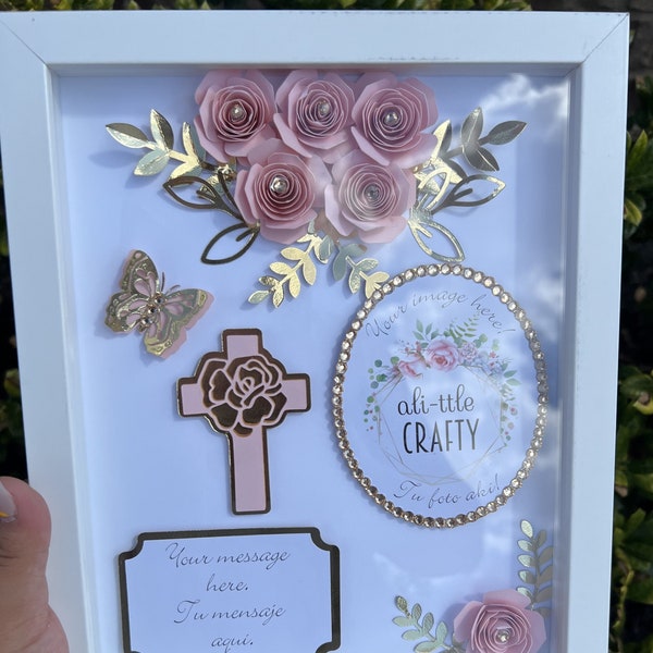 Baptism Shadow Box Etsy