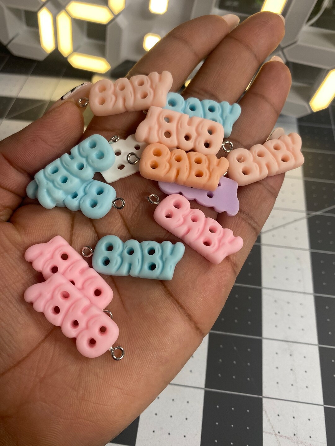 Baby Charm Bracelet Making Diy Bangle Making Wholesale Etsy