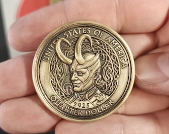 Thor “In God We Trust” Fantasy Coin – Norse Mythology Collectible