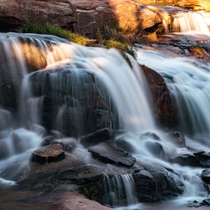 Waterfall Canvas Print Canvas Wall Art Design Canvas Print Decor for Home Office Canvas Ready to Hang Waterfall Landscape Art Digital Print