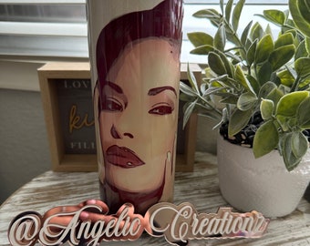 20oz Selena stainless steel tumbler