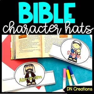 Bible Character Hats: Old Testament Crafts (PDF Download)