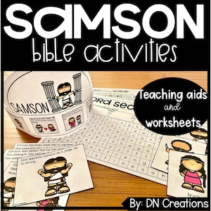 Samson Bible Study: Kids Sunday School Lessons (PDF Download)