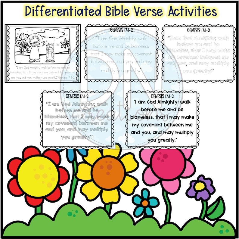 Abraham and Sarah Bible Study for Kids l Old Testament Bible Worksheets and Bible Lessons for Sunday School, Church, Homeschool image 3