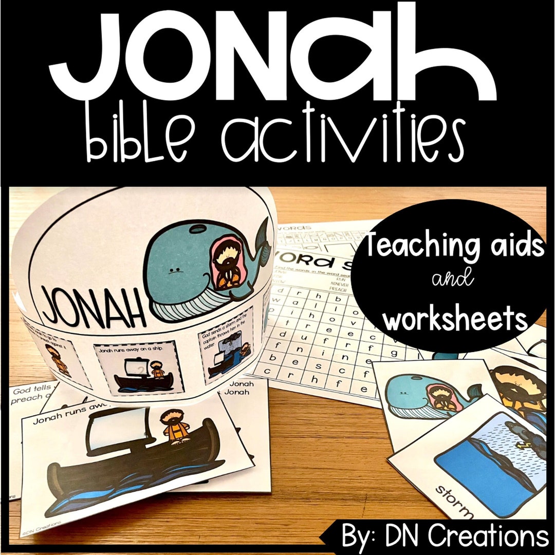 Bible Activities Jonah and the Whale L Jonah Bible Crafts L