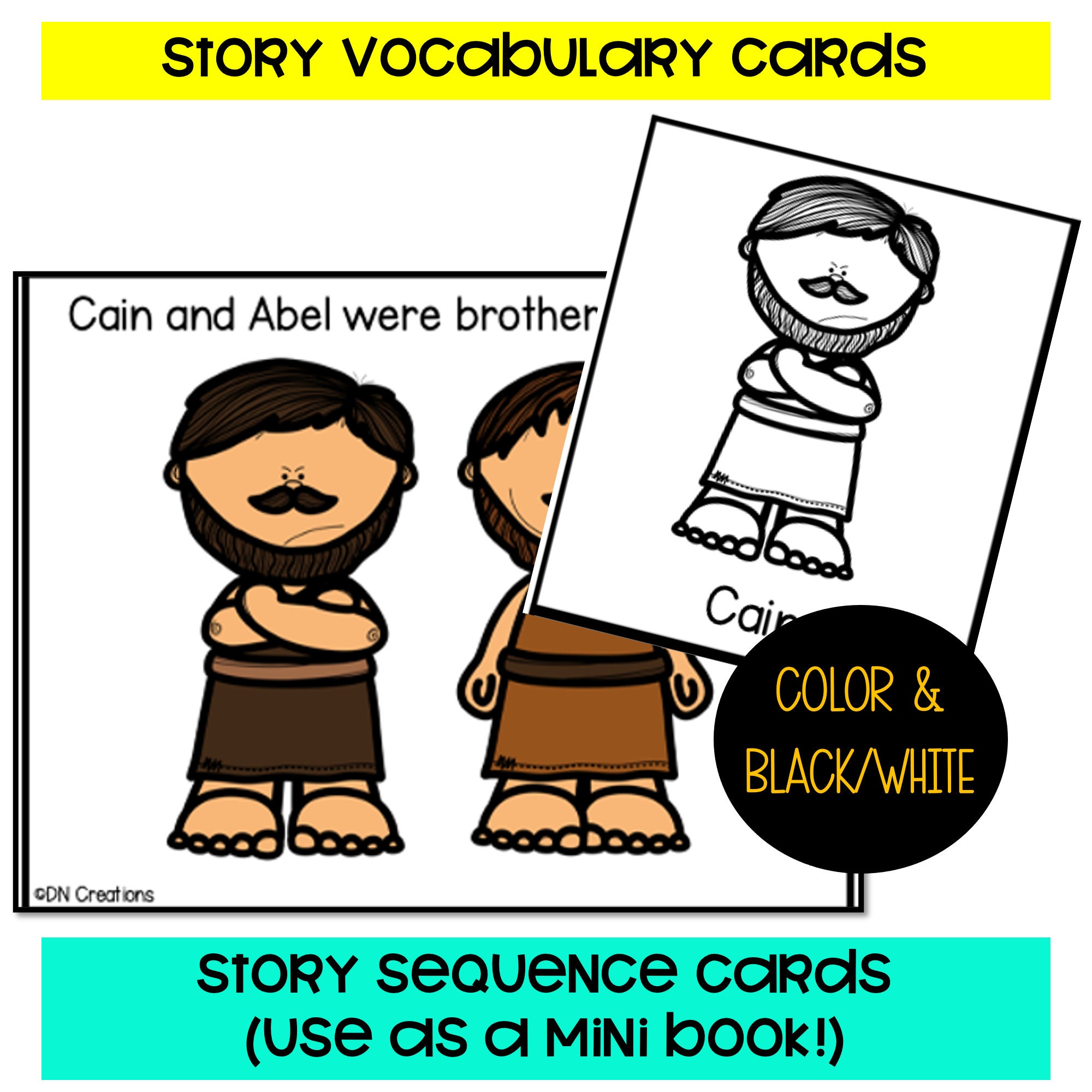 Bible Activities Cain and Abel L Old Testament Bible Story L Genesis