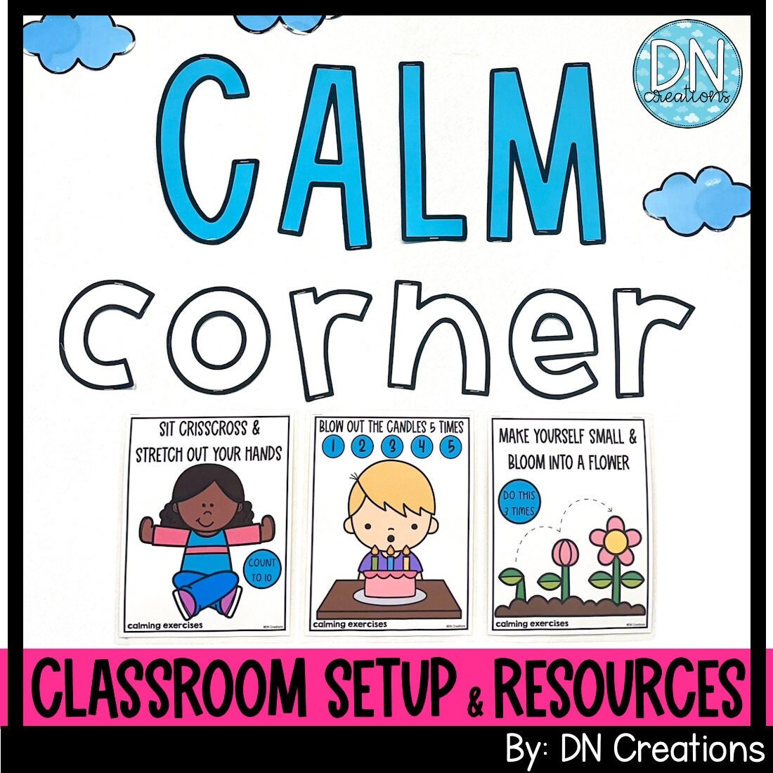 Classroom Calm Corner Kit: SEL Calming Strategies (PDF Download) - Etsy