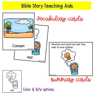 Abraham and Sarah Bible Study for Kids l Old Testament Bible Worksheets and Bible Lessons for Sunday School, Church, Homeschool image 6