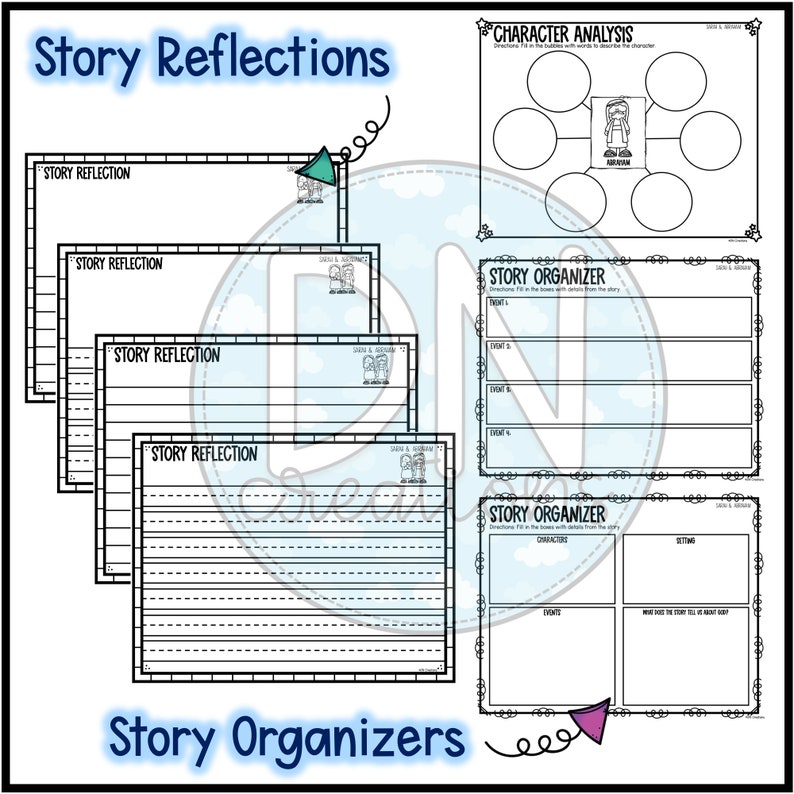 Abraham and Sarah Bible Study for Kids l Old Testament Bible Worksheets and Bible Lessons for Sunday School, Church, Homeschool image 5