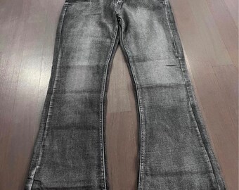 Women's bootcut jeans.