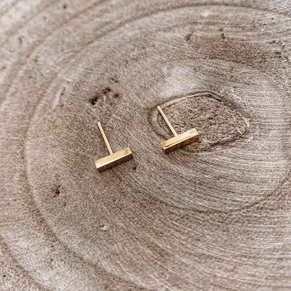 Minimalist Bar Earrings