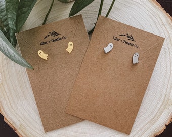 Cute Ghost Earrings For Halloween / Gift Idea